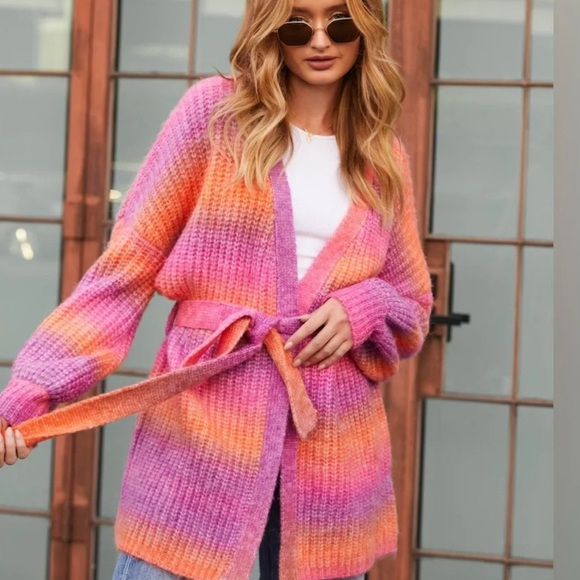 VICI Exclusive x FATE Multi-Color Cardigan - Picture 3 of 13